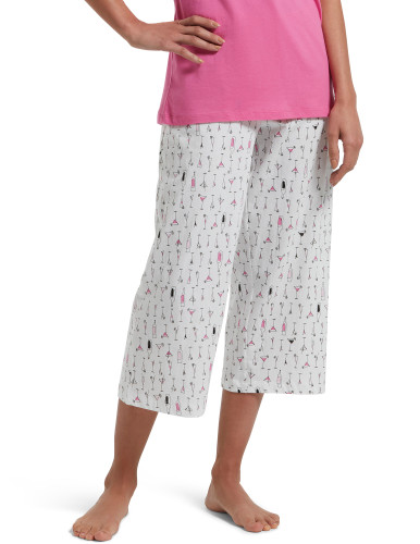 MIA LUCCE Women's Capri Pajama Pants -Cute Print India | Ubuy